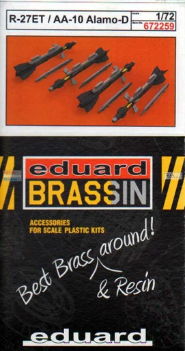 EDU672259 1:72 Eduard Brassin R-27ET / AA-10 Alamo-D Missile Set