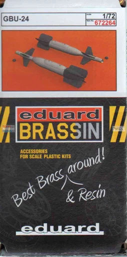 EDU672264 1:72 Eduard Brassin GBU-24 Bomb Set