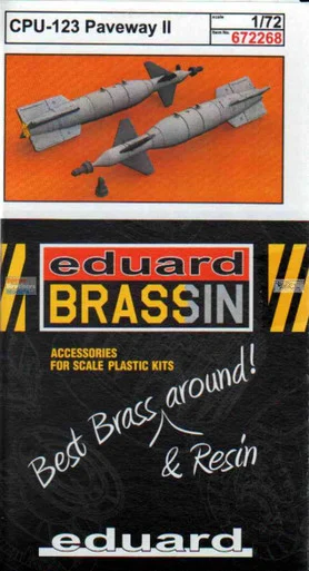 EDU672268 1:72 Eduard Brassin CBU-123 Paveway II Set