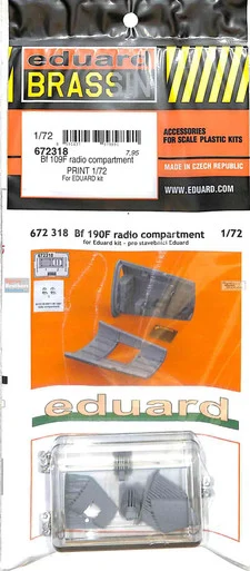 EDU672318 1:72 Eduard Brassin PRINT Bf109F Radio Compartment (EDU kit)
