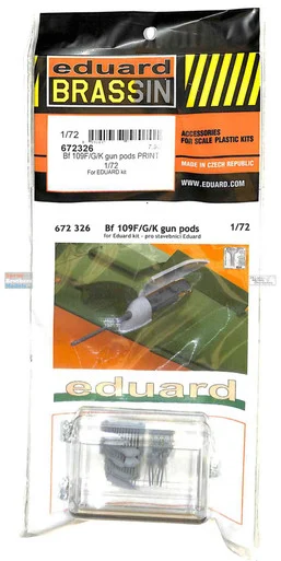EDU672326 1:72 Eduard Brassin Bf109F/G/K Gun Pods (EDU kit)