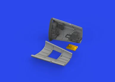 1/72 Eduard Bf 109G radio compartment PRINT Brassin