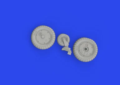 1/72 Eduard Bf 109G-5/G-6 wheels PRINT Brassin