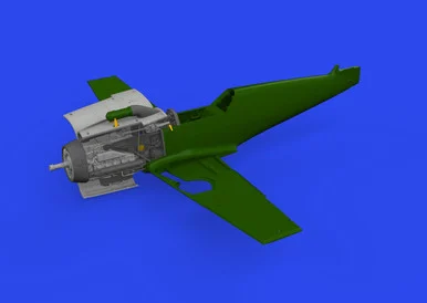 1/72 Eduard Bf 109F engine PRINT Brassin