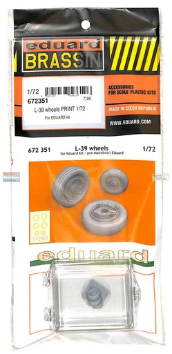 EDU672351 1:72 Eduard Brassin PRINT L-39 Albatros Wheels (EDU kit)