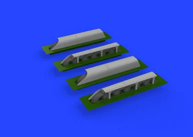 1/72 Eduard Me 410 exhaust stacks PRINT 1/72