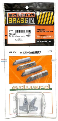 EDU672356 1:72 Eduard Brassin PRINT Me410 Exhaust Stacks (AFX kit)