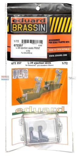 EDU672357 1:72 Eduard Brassin PRINT L-39 Albatros Ejection Seats (EDU kit)