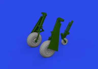 1/72 Eduard P-51D wheels diamond tread 2 Brassin for EDUARD
