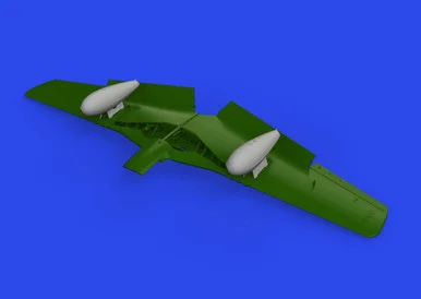 1/72 Eduard P-51D 110gal fuel tanks PRINT Brassin for EDUARD