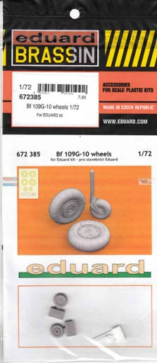 EDU672385 1:72 Eduard Brassin Bf109G-10 Wheels (EDU kit)