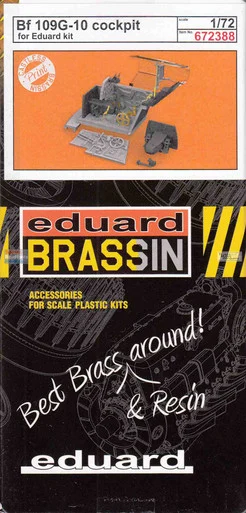 EDU672388 1:72 Eduard Brassin Bf109G-10 Cockpit Set (EDU kit)