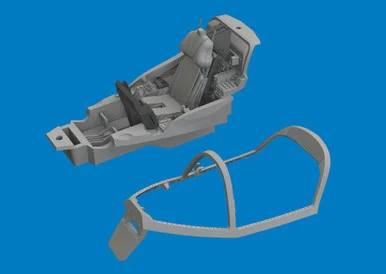 1/72 Eduard F-35B cockpit PRINT Brassin for TAMIYA