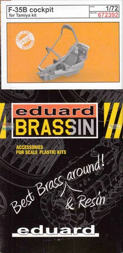 EDU672392 1:72 Eduard Brassin F-35B Lightning Cockpit Set (TAM kit)
