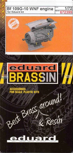 EDU672399 1:72 Eduard Brassin Bf109G-10 WNF Engine (EDU kit)