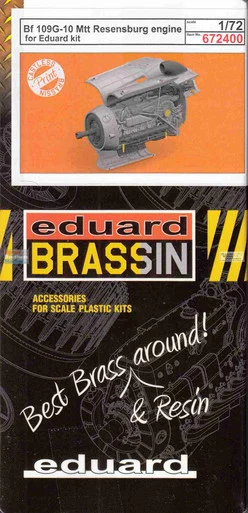 EDU672400 1:72 Eduard Brassin Bf109G-10 Mtt Regensburg Engine (EDU kit)