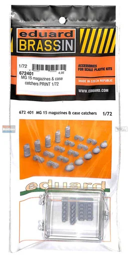 EDU672401 1:72 Eduard Brassin MG15 Magazines & Case Catchers