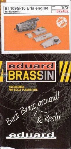 EDU672402 1:72 Eduard Brassin Bf109G-10 Erla Engine (EDU kit)