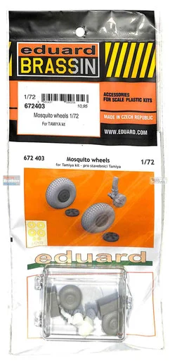 EDU672403 1:72 Eduard Brassin Mosquito Wheels (TAM kit)