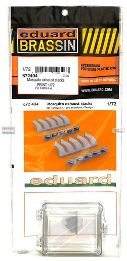 EDU672404 1:72 Eduard Brassin Mosquito Exhaust Stacks (TAM kit)