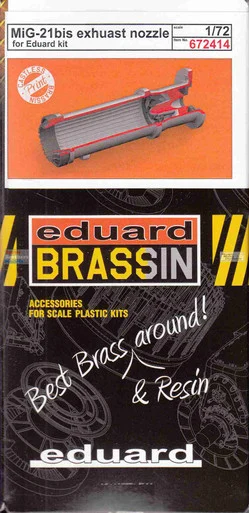 EDU672414 1:72 Eduard Brassin MiG-21bis Fishbed Exhaust Nozzle (EDU kit)