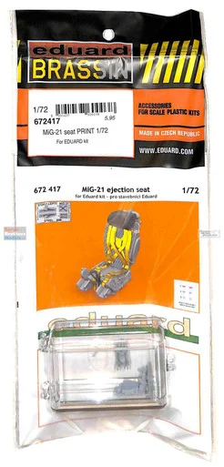 EDU672417 1:72 Eduard Brassin MiG-21 Fishbed Ejection Seat (EDU kit)
