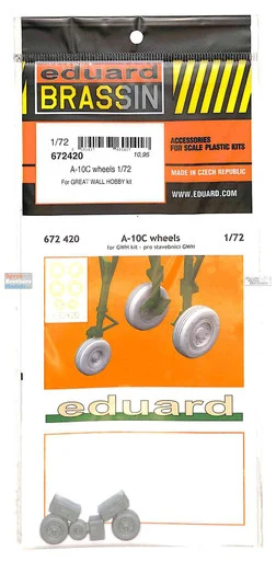 EDU672420 1:72 Eduard Brassin A-10C Thunderbolt II Wheels (GWH kit)