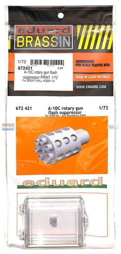 EDU672421 1:72 Eduard Brassin A-10C Thunderbolt II Rotary Gun Flash Suppressor (GWH kit)