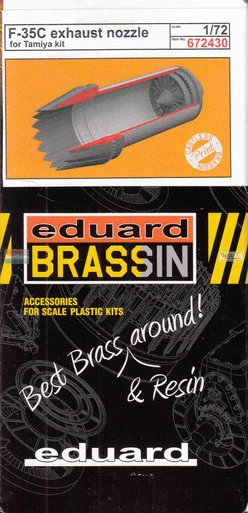EDU672430 1:72 Eduard Brassin F-35C Lightning II Exhaust Nozzle (TAM kit)