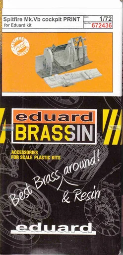 EDU672436 1:72 Eduard Brassin Spitfire Mk.Vb Cockpit Set (EDU kit)