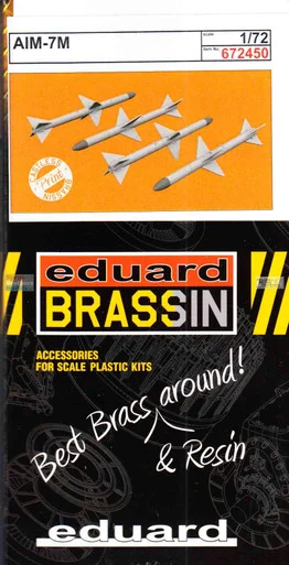 EDU672450 1:72 Eduard Brassin AIM-7M Sparrow Missile Set