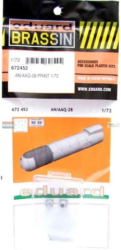 EDU672452 1:72 Eduard Brassin AN/AAQ-28 Litening Pod Set