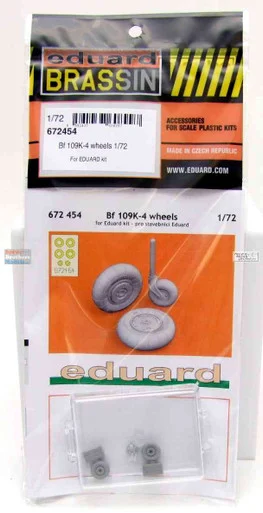 EDU672454 1:72 Eduard Brassin Bf109K-4 Wheels (EDU kit)
