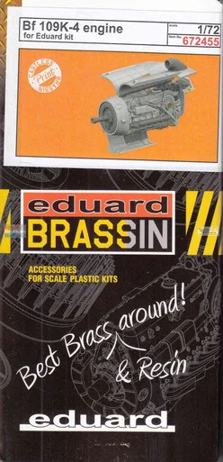 EDU672455 1:72 Eduard Brassin Bf109K-4 Engine (EDU kit)