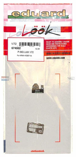 EDU674002 1:72 Eduard Look - P-39Q Airacobra (ARH kit)