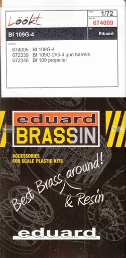 EDU674009 1:72 Eduard LookPlus - Bf109G-4 (EDU kit)