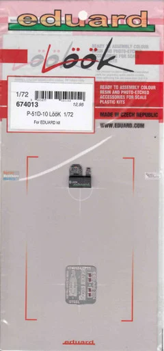 EDU674013 1:72 Eduard Look - P-51D-10 Mustang (EDU kit)