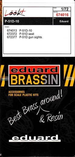 EDU674016 1:72 Eduard LookPlus - P-51D-10 Mustang (EDU kit)