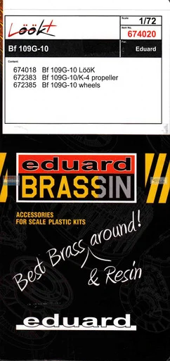 EDU674020 1:72 Eduard LookPlus - Bf109G-10 (EDU kit)