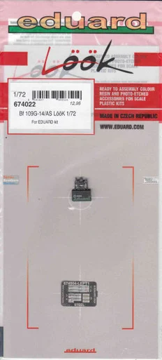 EDU674022 1:72 Eduard Look - Bf109G-14/AS (EDU kit)