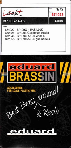 EDU674023 1:72 Eduard LookPlus - Bf109G-14/AS (EDU kit)