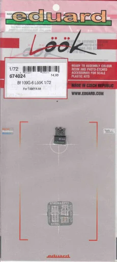 EDU674024 1:72 Eduard Look - Bf109G-6 (TAM kit)