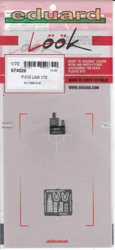 EDU674026 1:72 Eduard Look - P-51D Mustang (TAM kit)