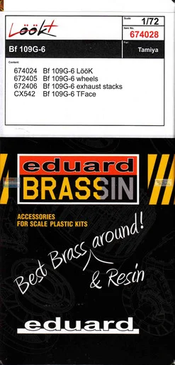 EDU674028 1:72 Eduard LookPlus - Bf109G-6 (TAM kit)