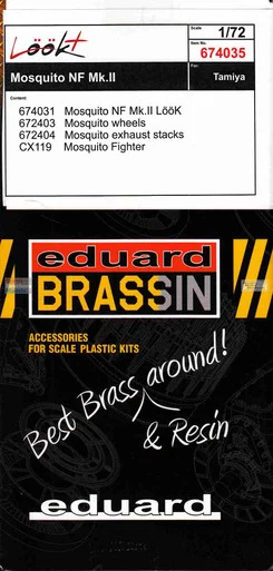 EDU674035 1:72 Eduard LookPlus - Mosquito NF Mk.II (TAM kit)