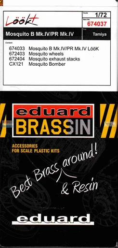 EDU674037 1:72 Eduard LookPlus - Mosquito B Mk.VI/PR Mk.IV (TAM kit)