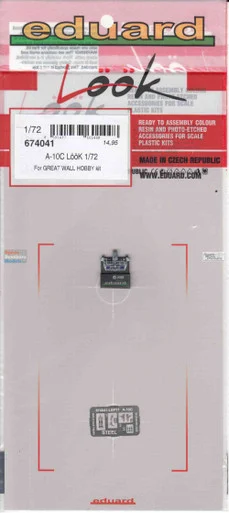 EDU674041 1:72 Eduard Look - A-10C Thunderbolt II (GWH kit)