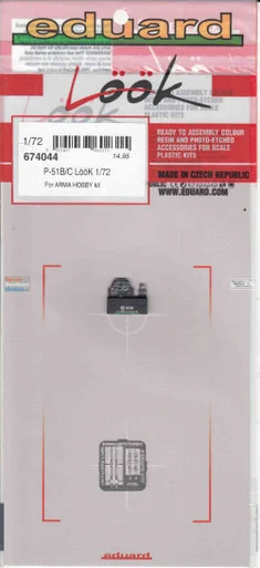EDU674044 1:72 Eduard Look - P-51B P-51C Mustang (ARM kit)