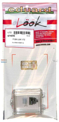 EDU674045 1:72 Eduard Look - P-36A (ARM kit)