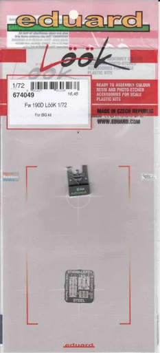 EDU674049 1:72 Eduard Look - Fw190D (IBG kit)